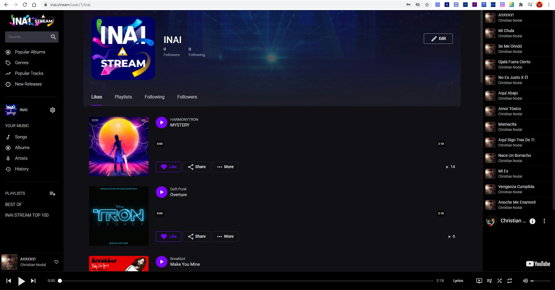 INAI Stream gallery image