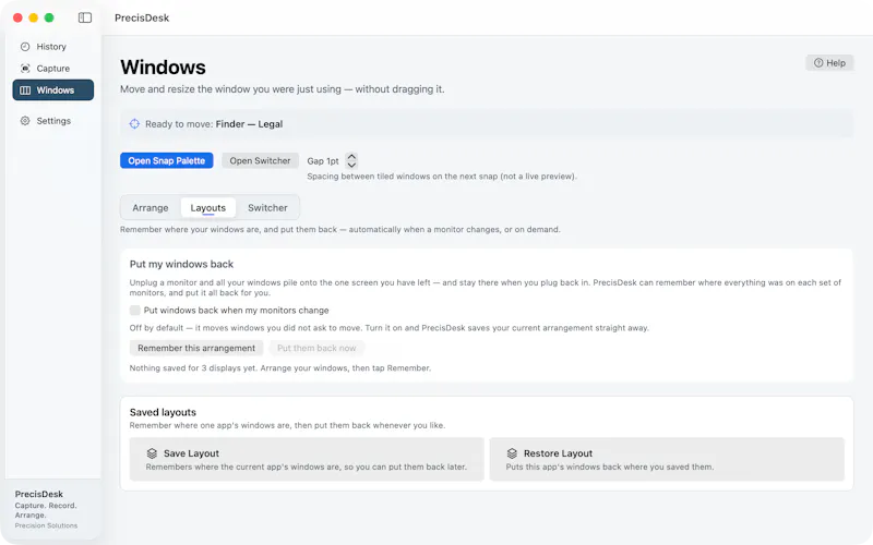 PrecisDesk screenshot 5