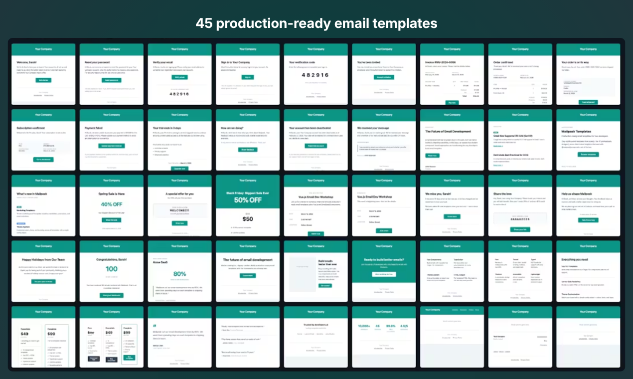 Mailpeek Templates gallery image