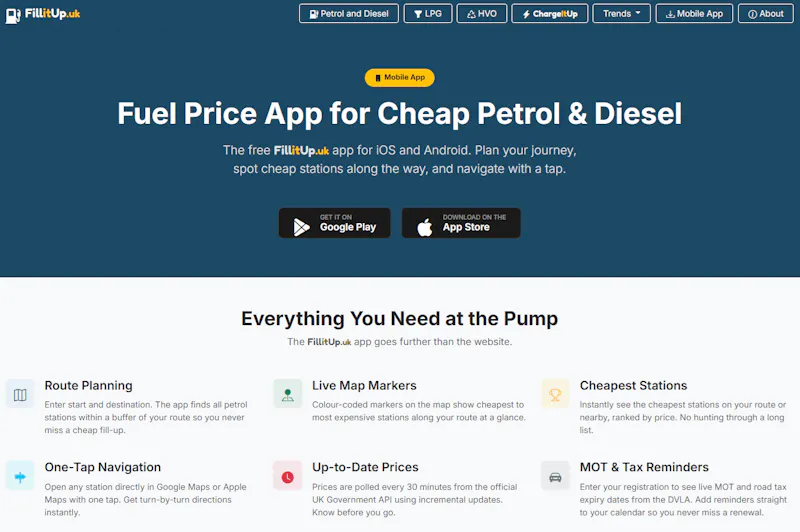 FillitUp.uk screenshot 1
