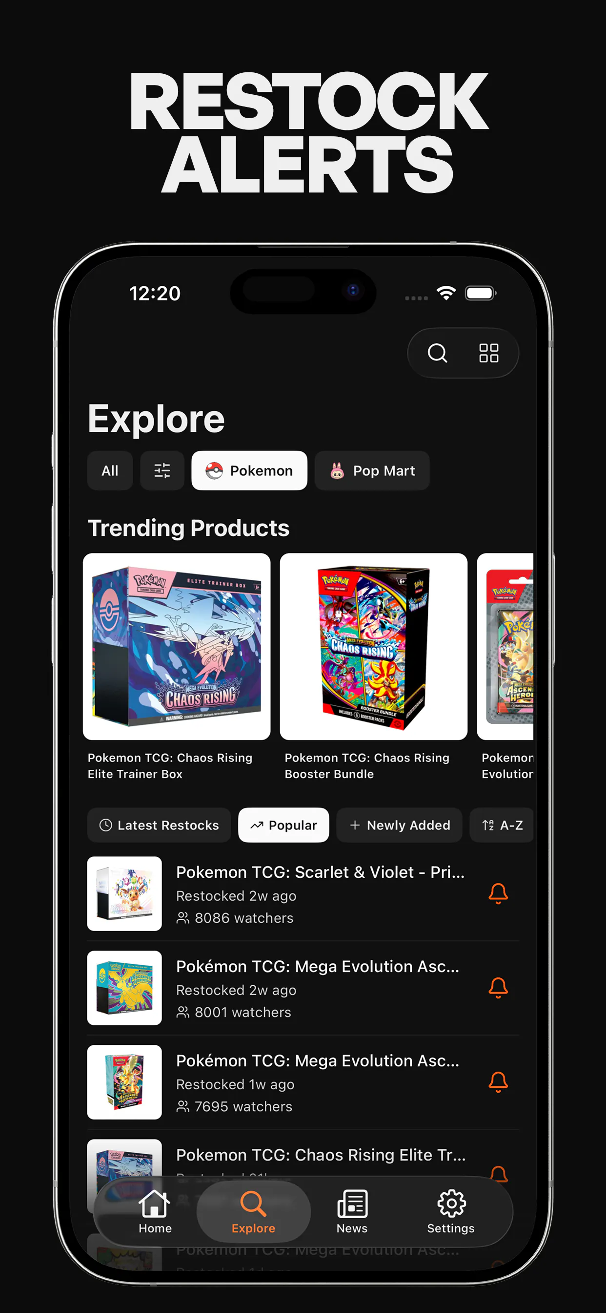 Restockd App gallery image