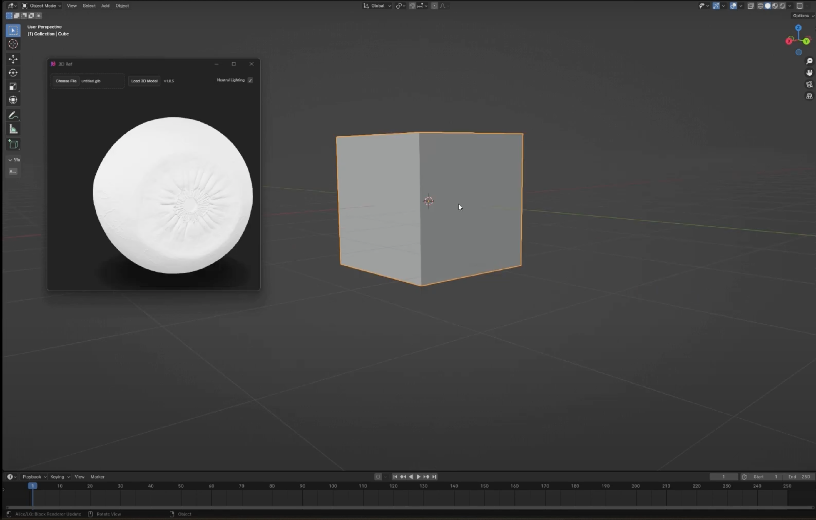 3d Ref (beta) - Use modelos 3D como referencia mientras esculta, dibuja o pinta media 3