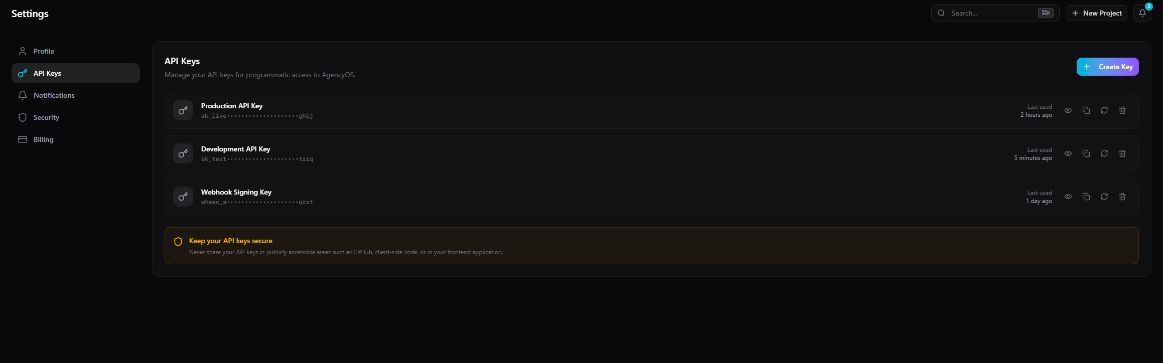 AgencyOS Client Portal Boilerplate gallery image
