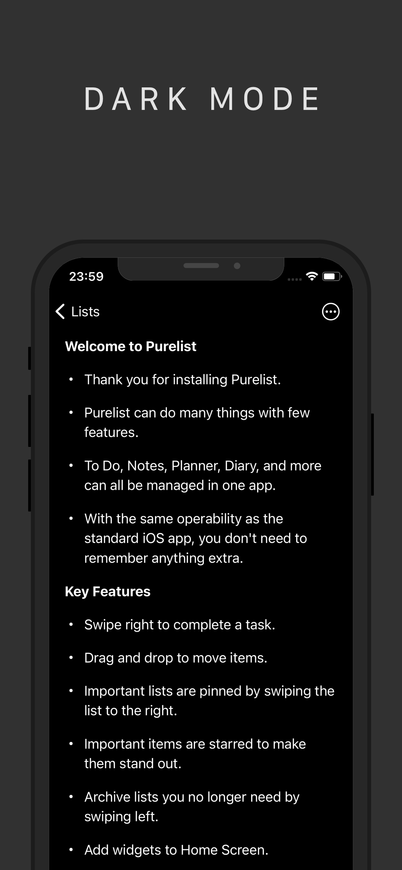 Purelist Pro gallery image