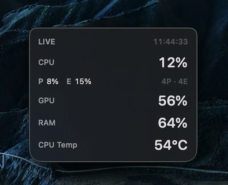 MenuBarMonitor screenshot 7