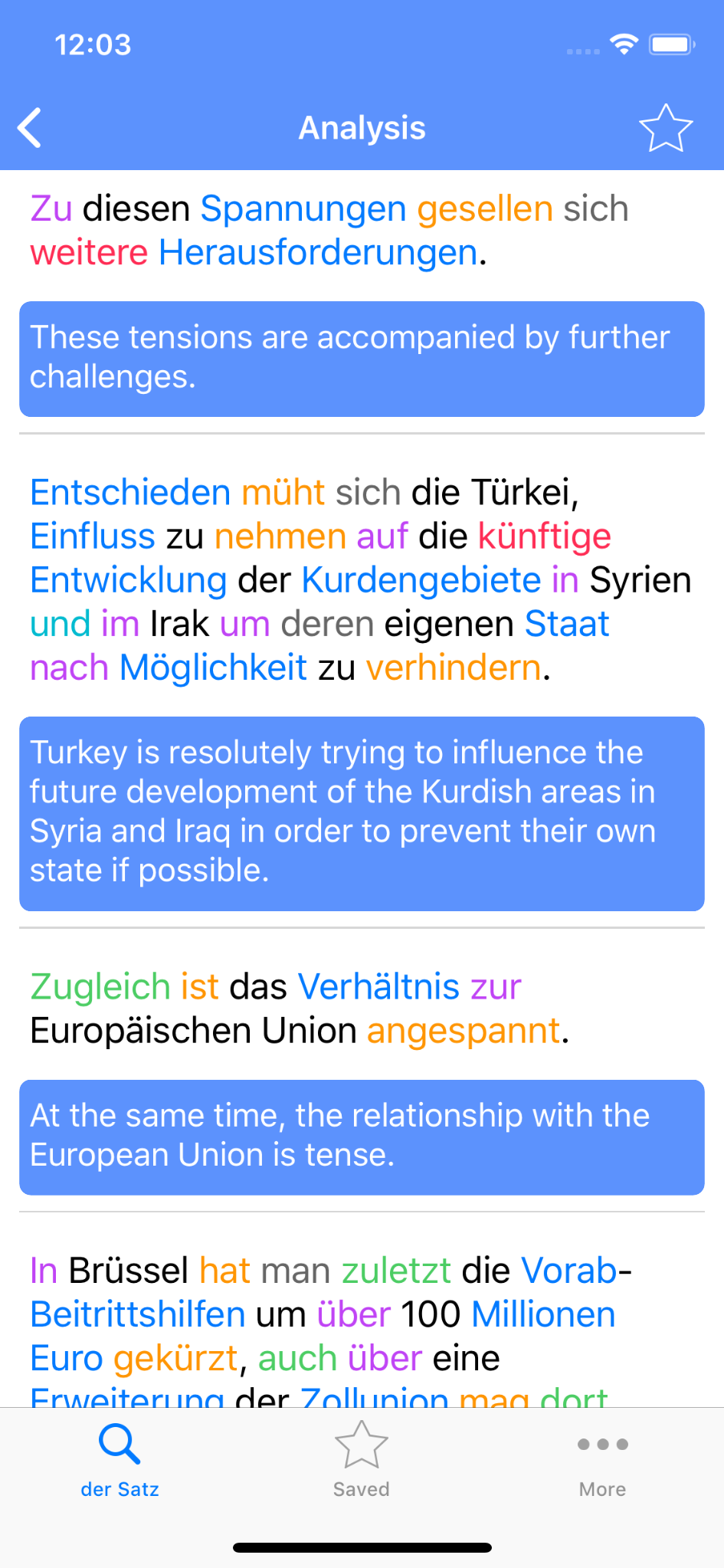 der Satz gallery image