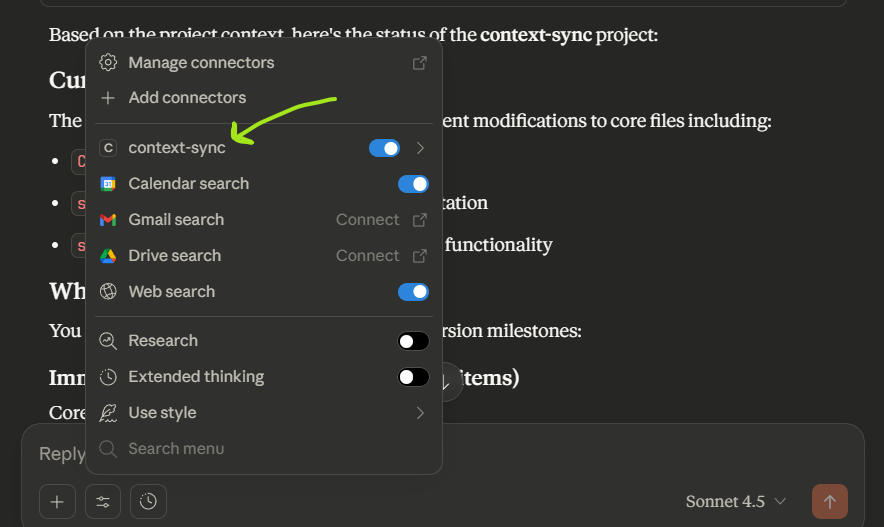Context Sync -  Universal AI Memory gallery image