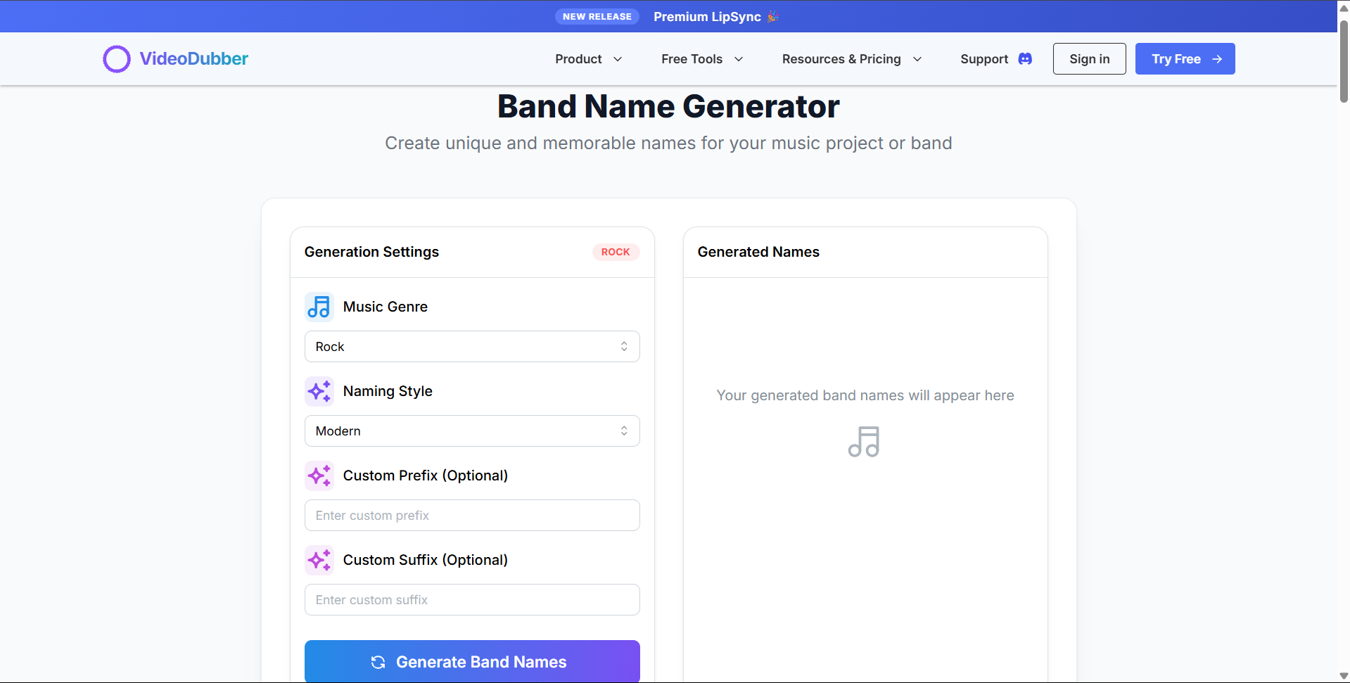 Band Name Generator gallery image