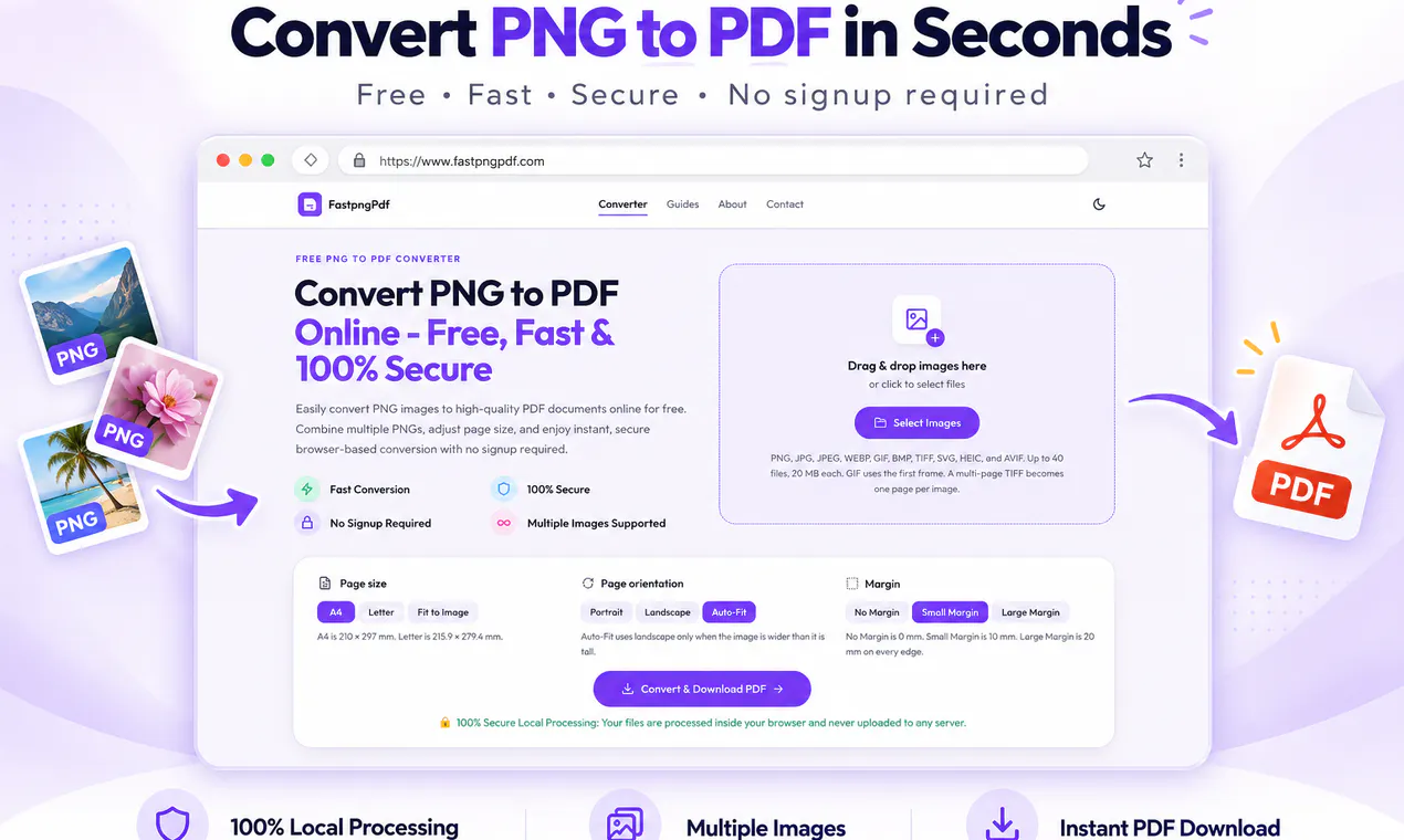 Fast PNG to PDF Converter gallery image