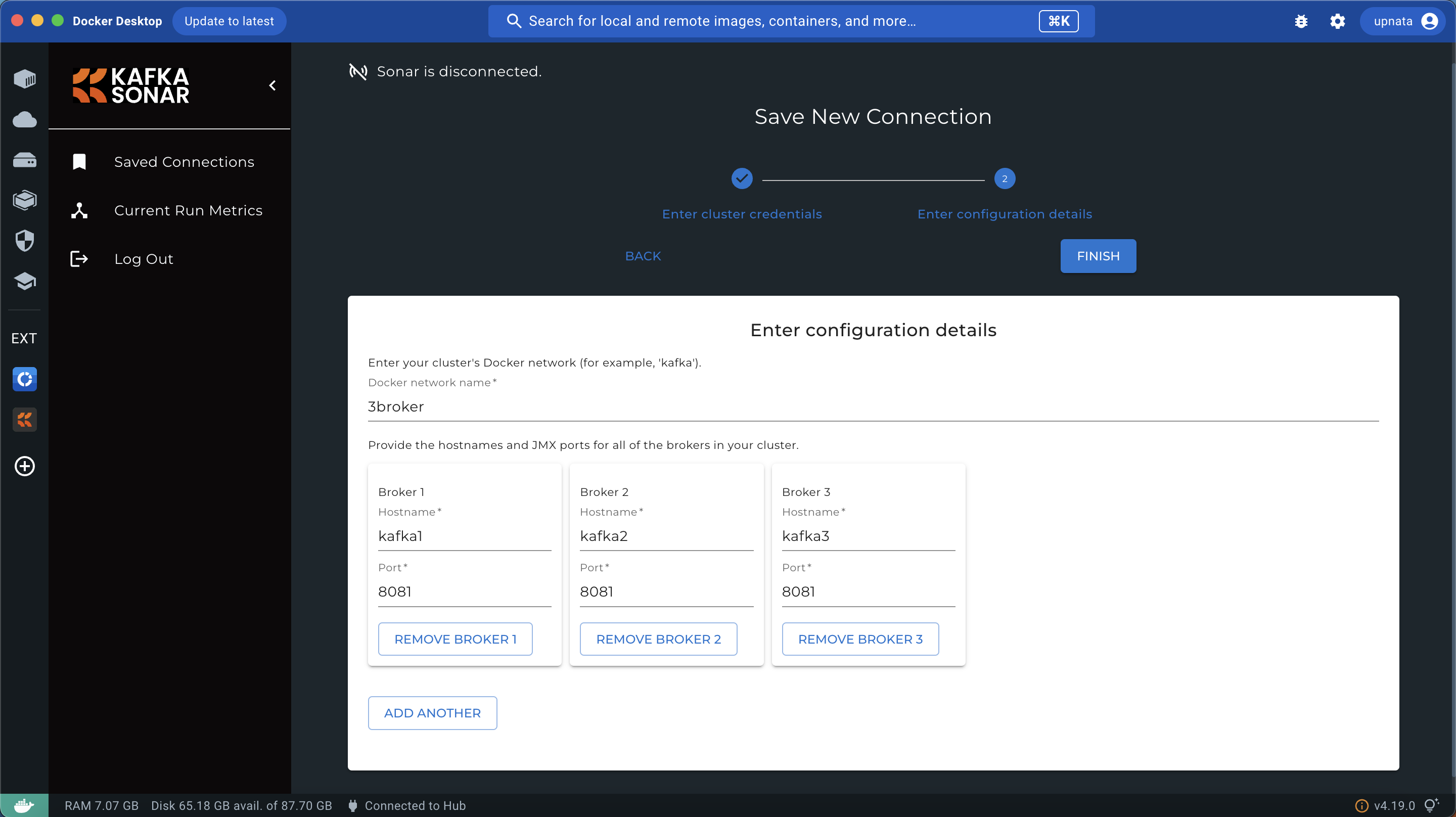 카프카 소나 - Kafka 클러스터 모니터링을위한 Docker Desktop Extension 미디어 2
