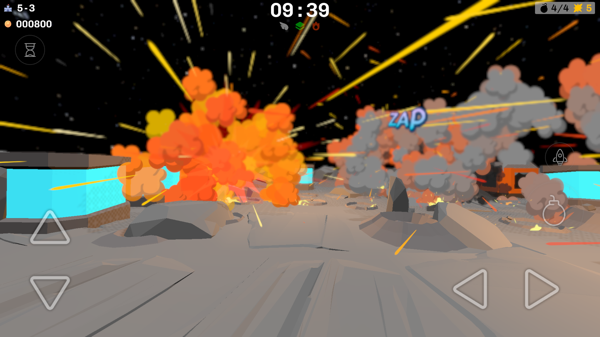 Media Blaster Kuasa - Arcade Bomber - Kawalan Hero dari Perspektif Orang Pertama 5
