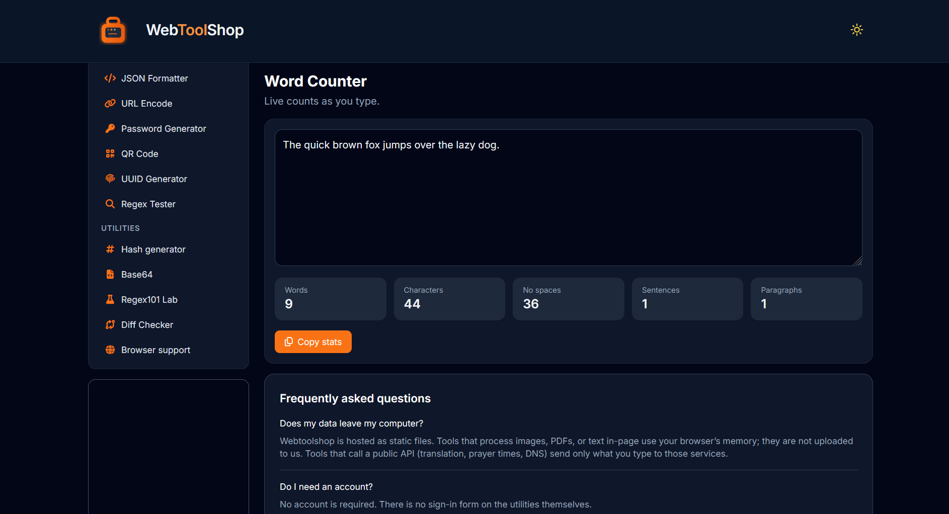 Webtoolshop gallery image