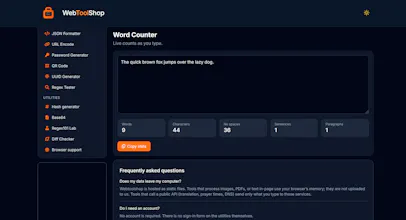 Webtoolshop gallery image