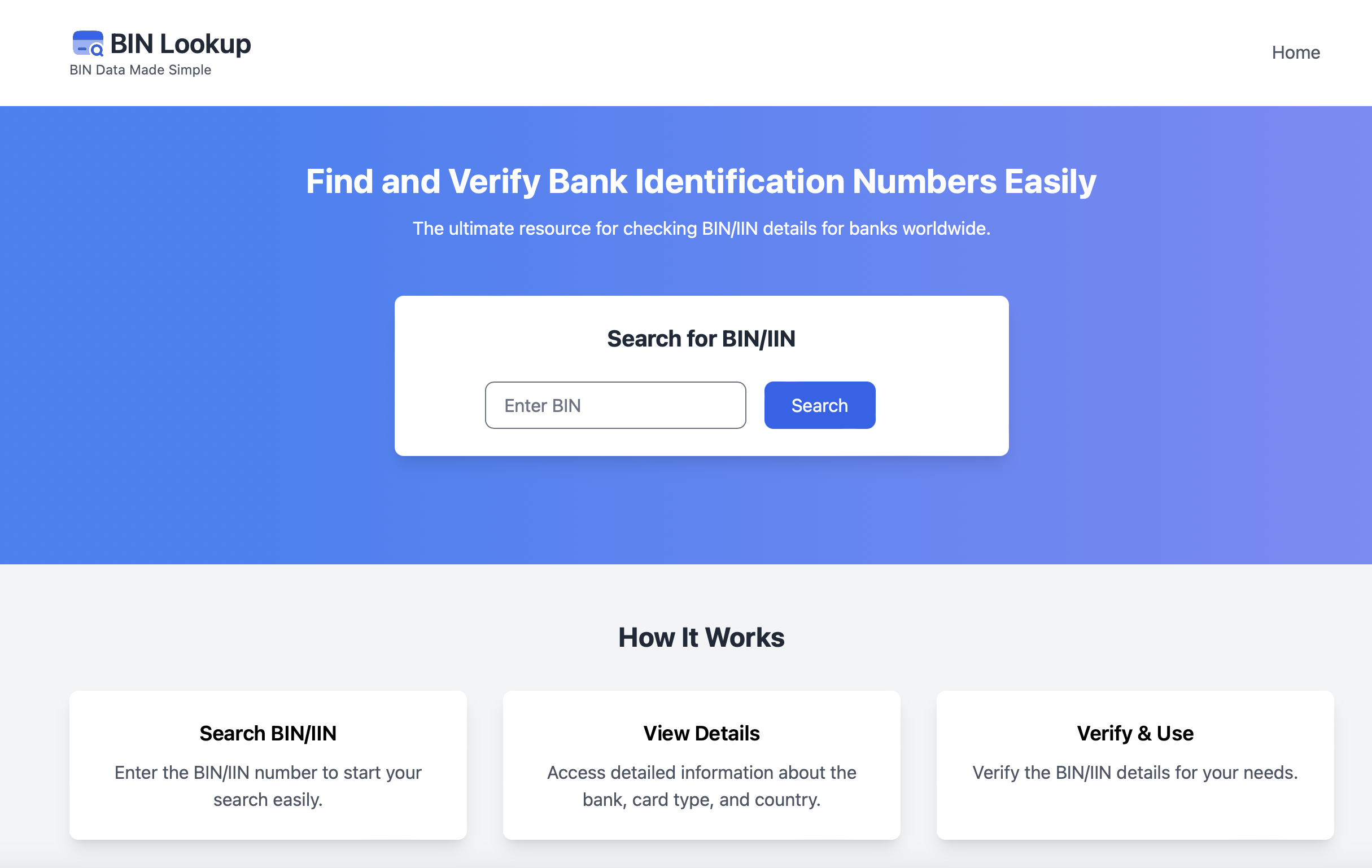 BinLookup.io - बिन डेटा सरल बनाया गया मीडिया 1