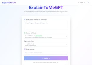 ExplainToMeGPT gallery image