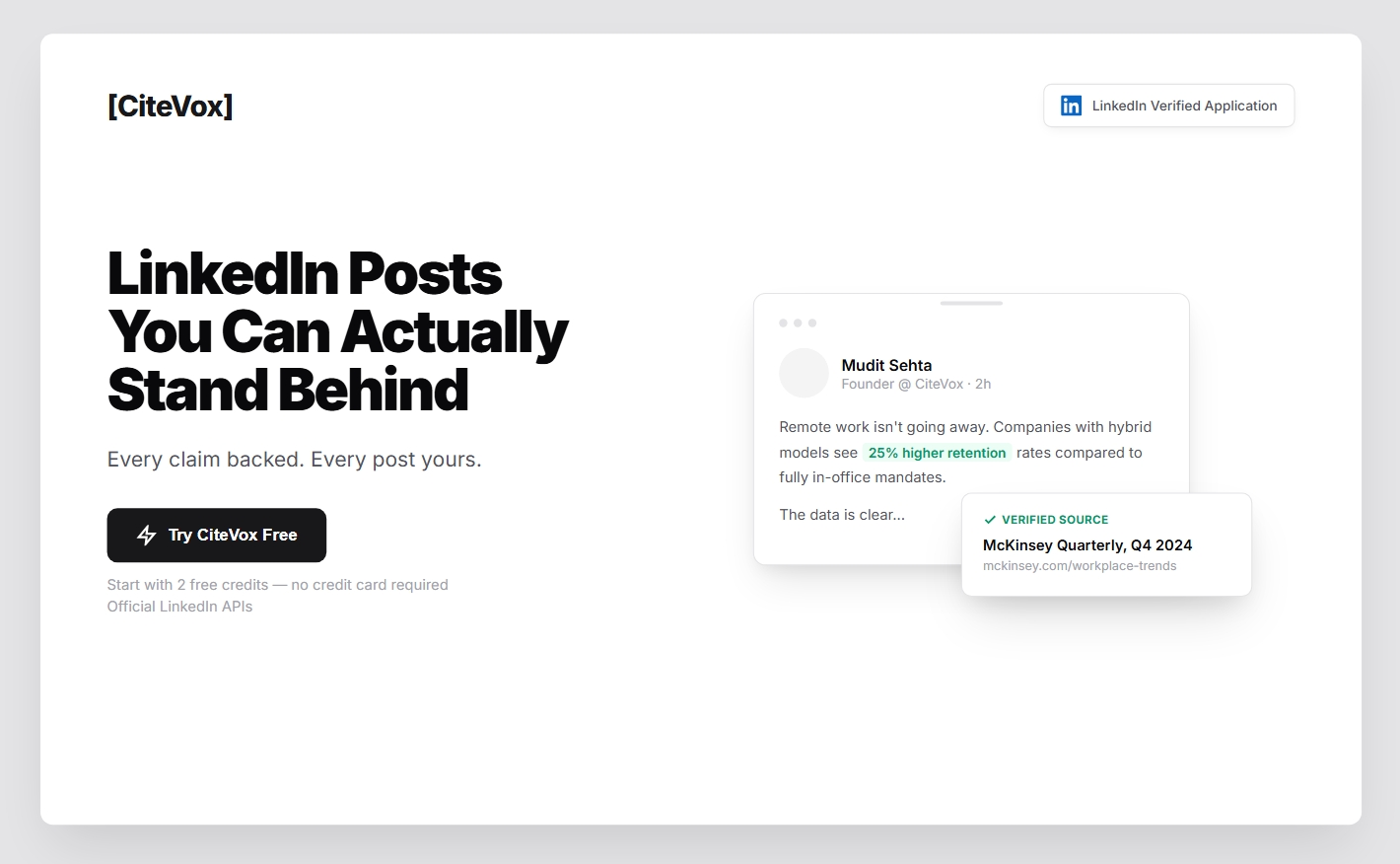 CiteVox gallery image