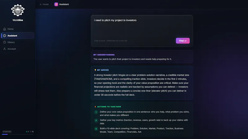 WorkHive screenshot 3