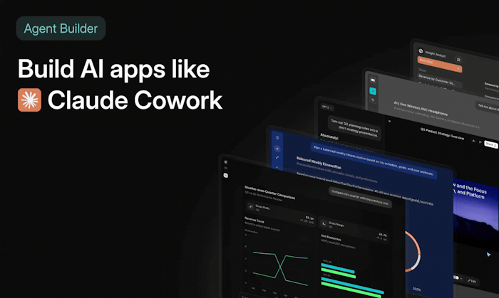Agent Builder by Thesys产品图