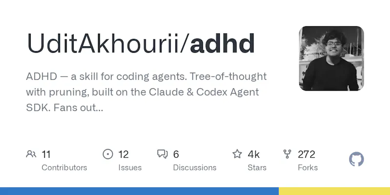 ADHD for LLMs screenshot 1