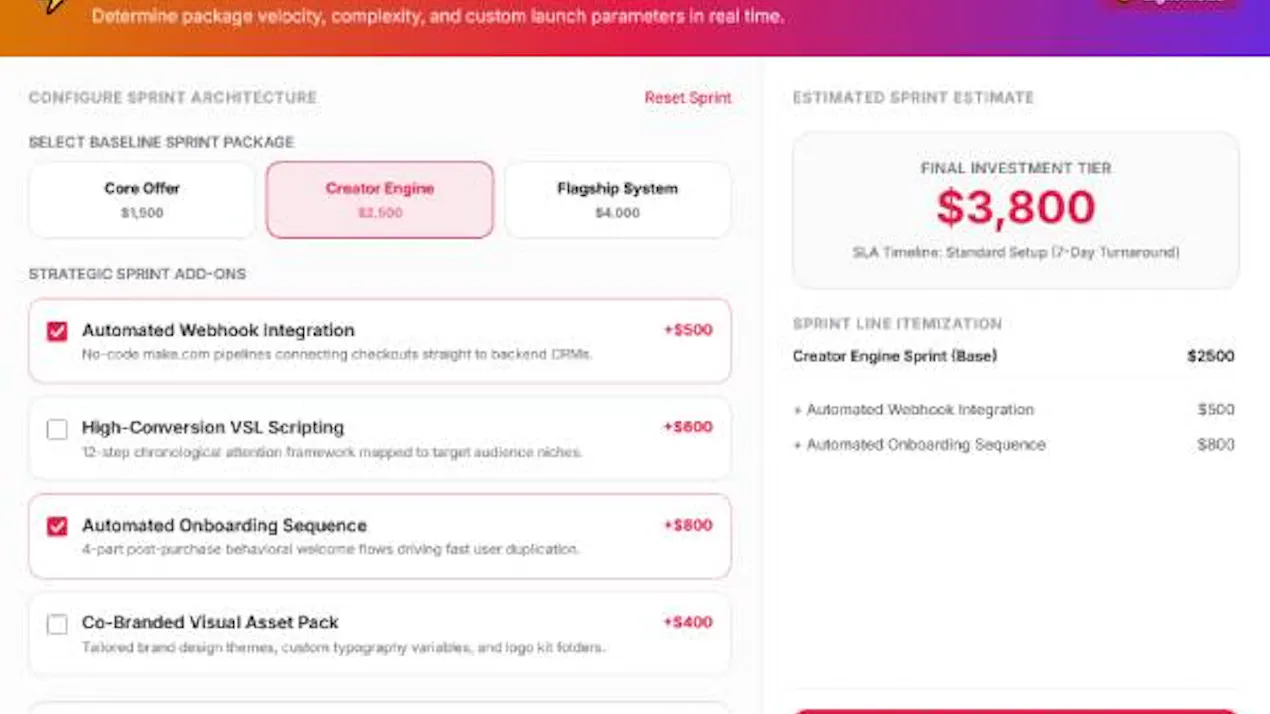 The Sovereign Creator Calculator Suite product