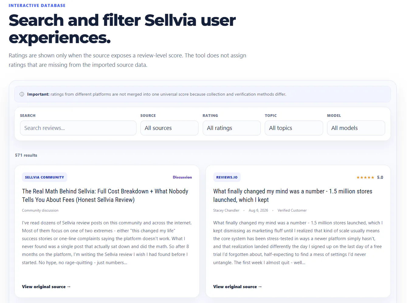 Sellvia Review Explorer gallery image