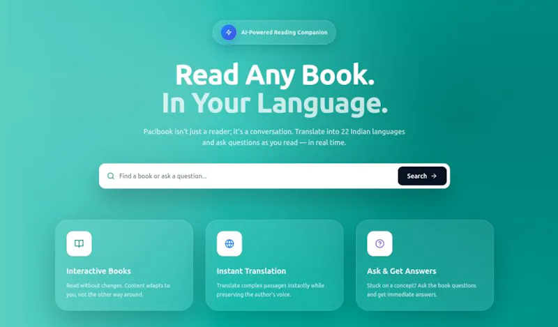 Pacibook screenshot 1