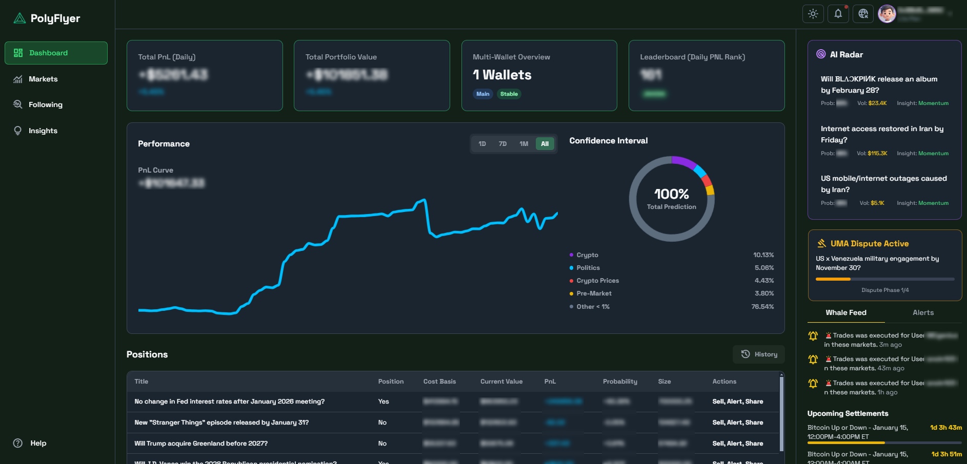 PolyFlyer - Main product screenshot demonstrating key features and user interface