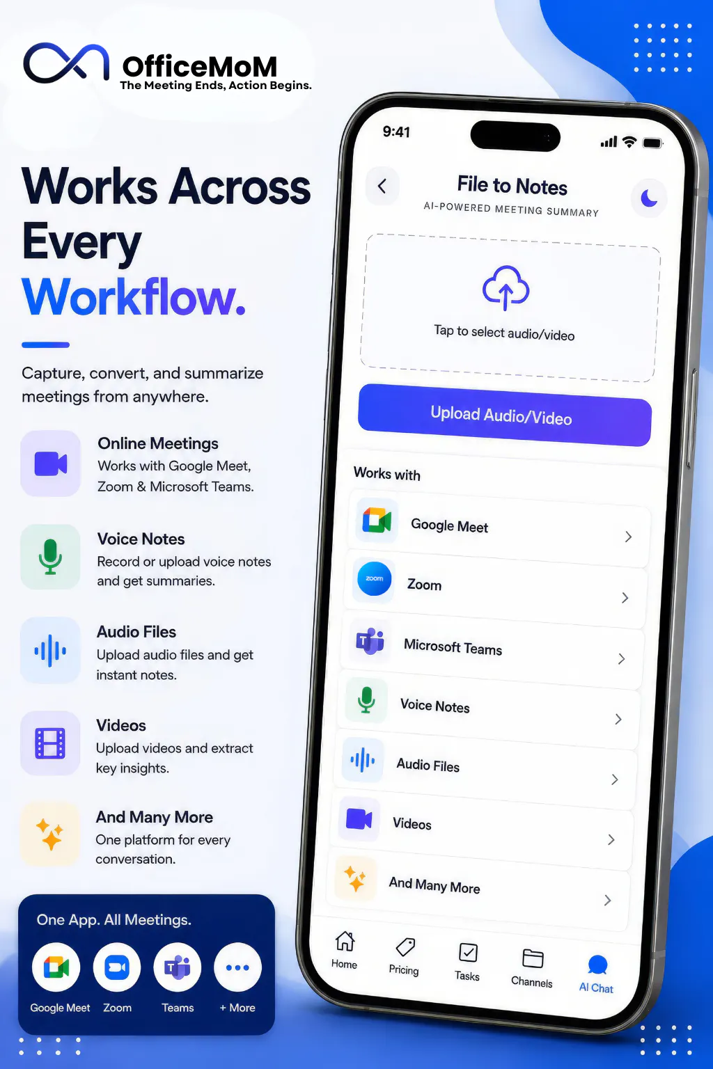 AI Meeting Note taker - OfficeMoM 截图 7