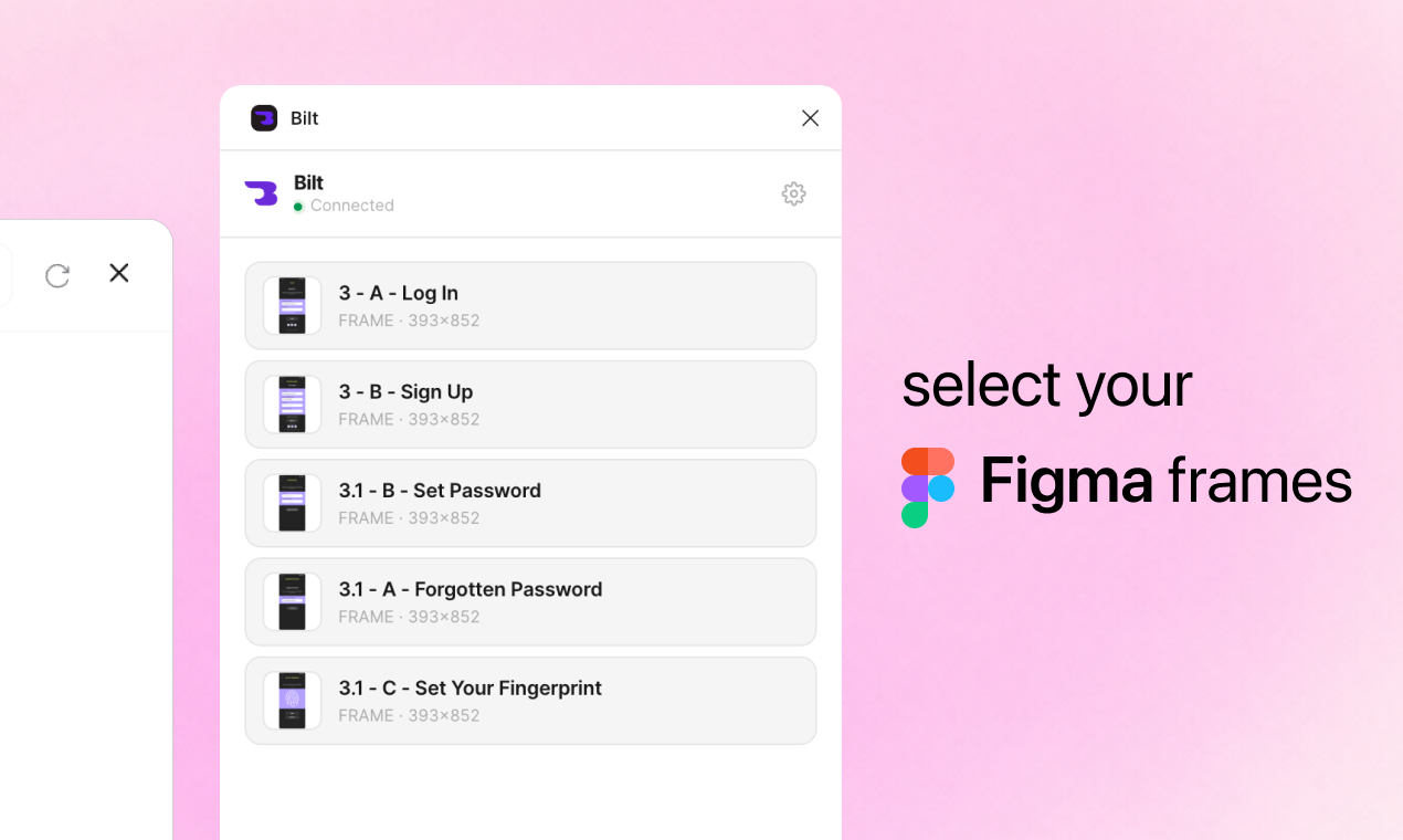Bilt.me - Figma gallery image