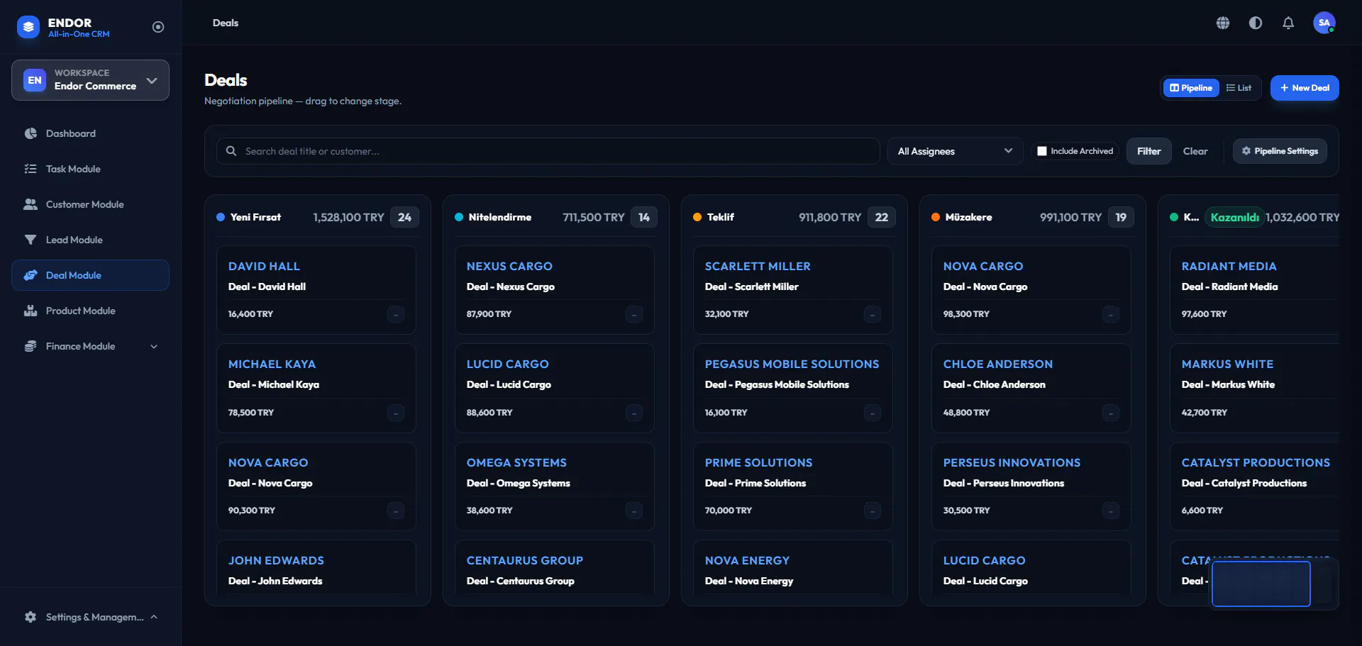 Endor All-in-One CRM gallery image
