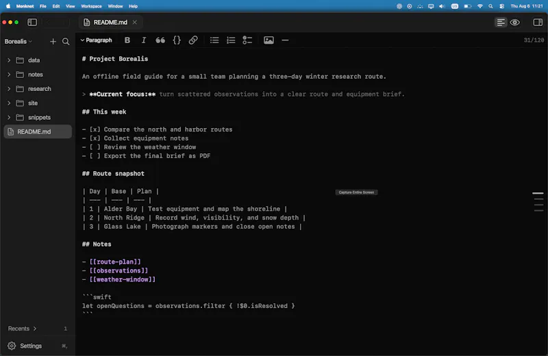 Monknot screenshot 3