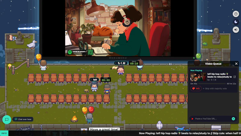 MokuMoku.town screenshot 2