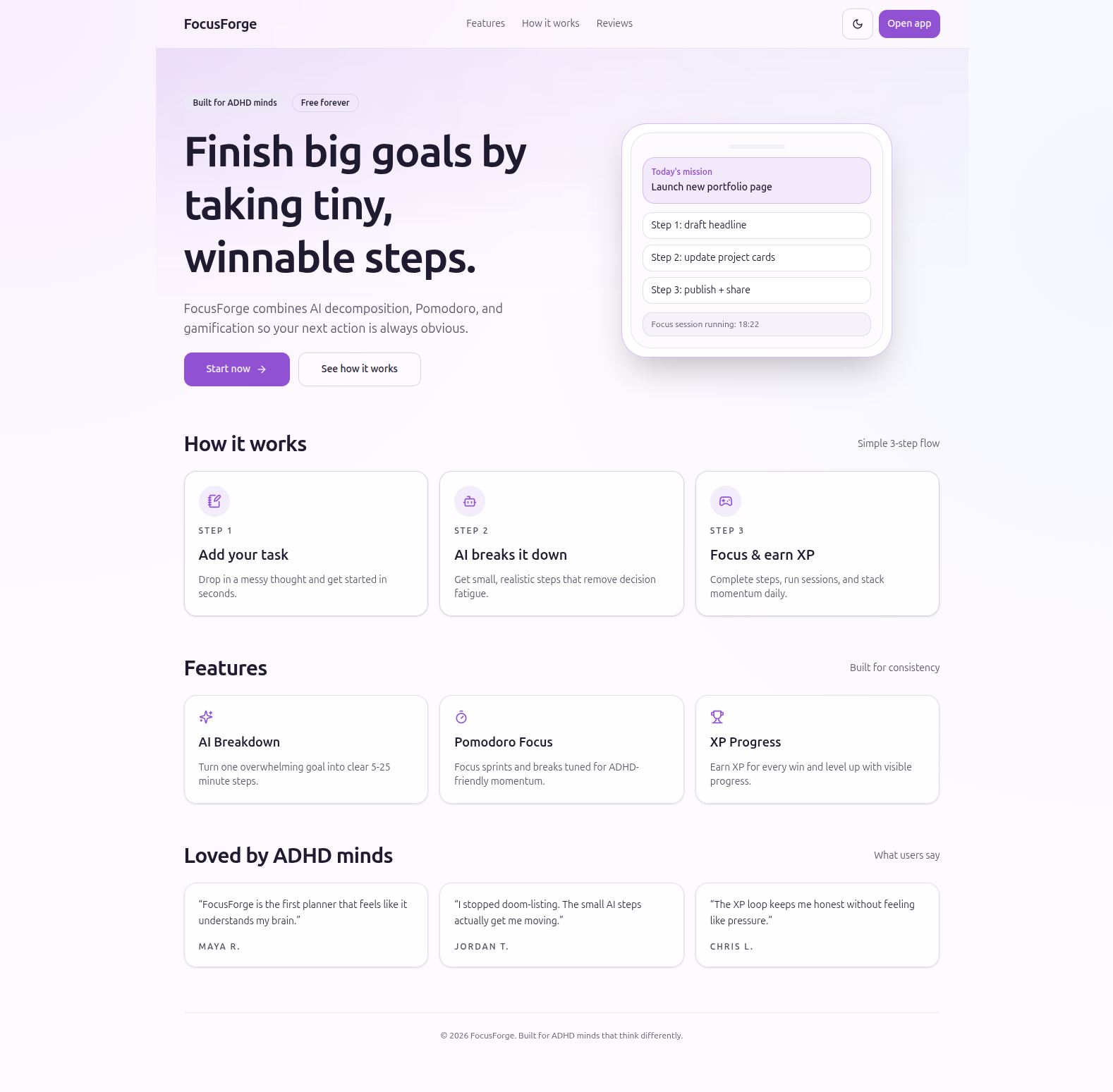 FocusForge gallery image