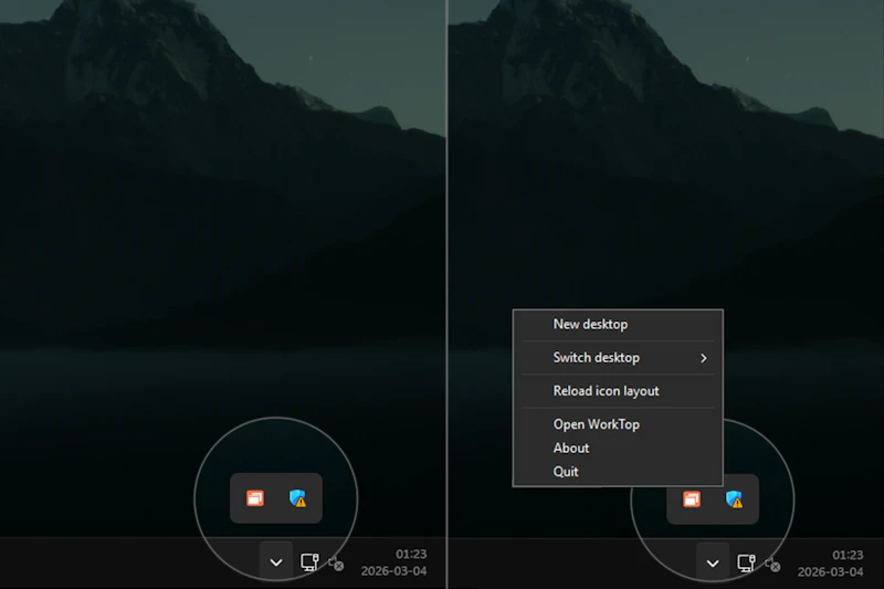 WorkTop screenshot 3
