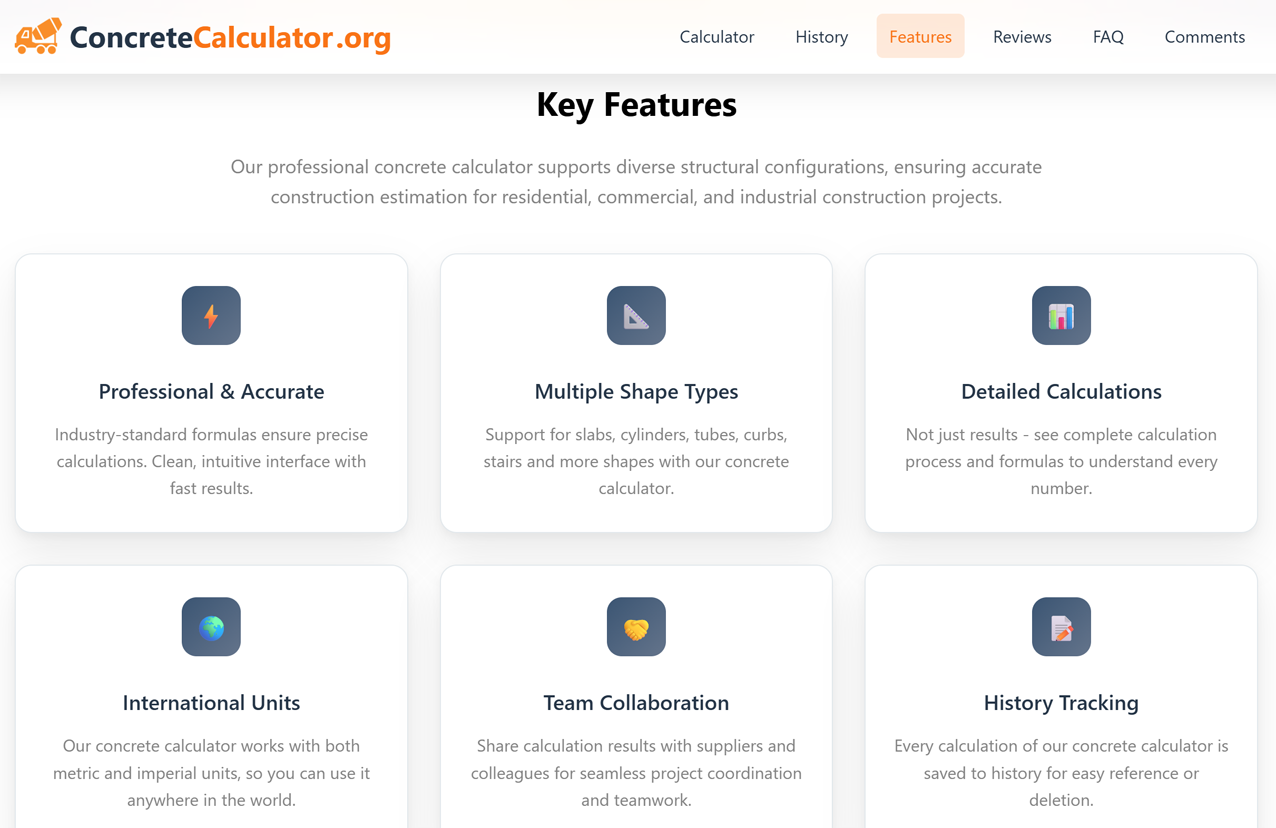 Concrete Calculator gallery image