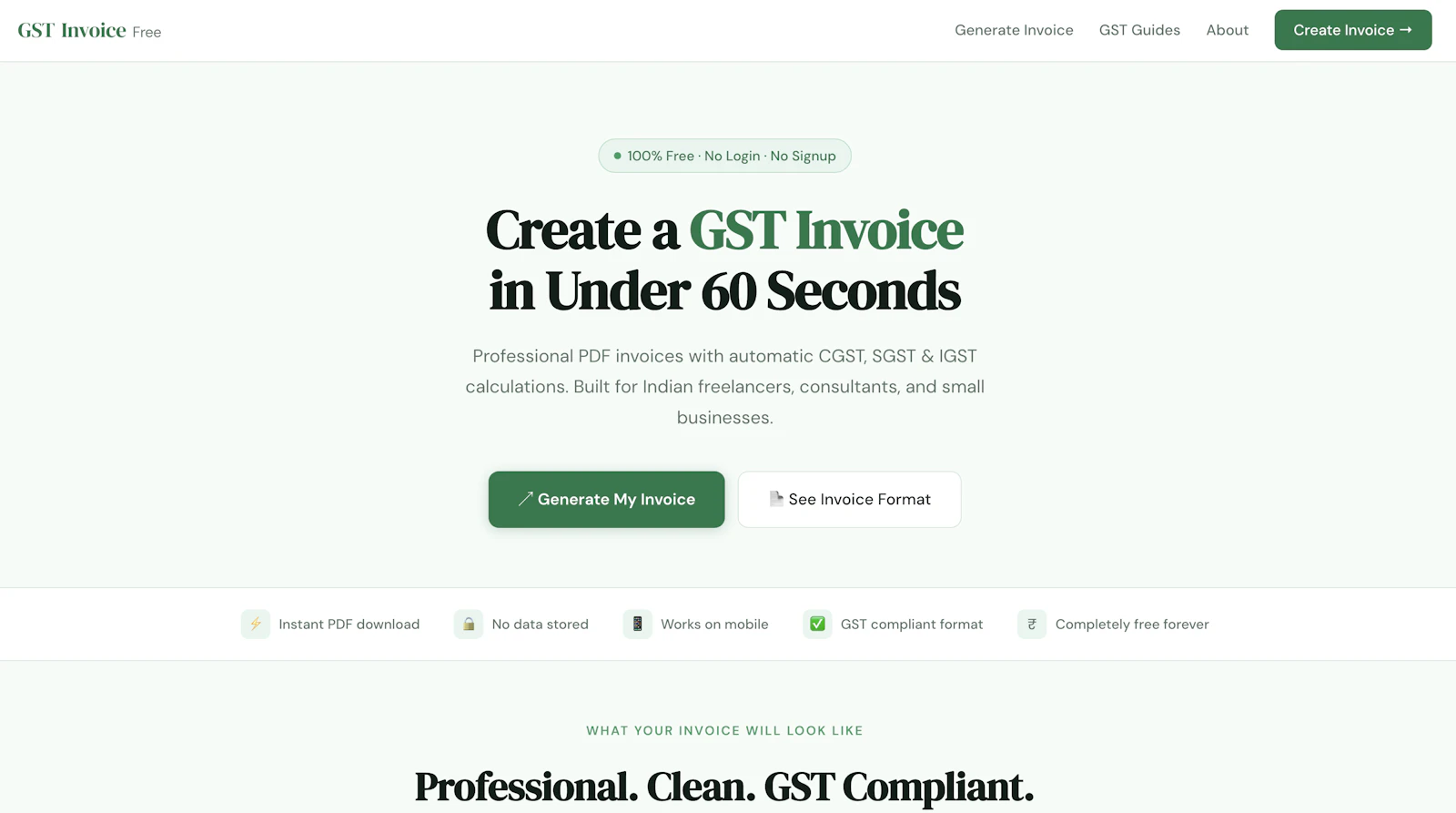 GSTInvoiceFree screenshot 1