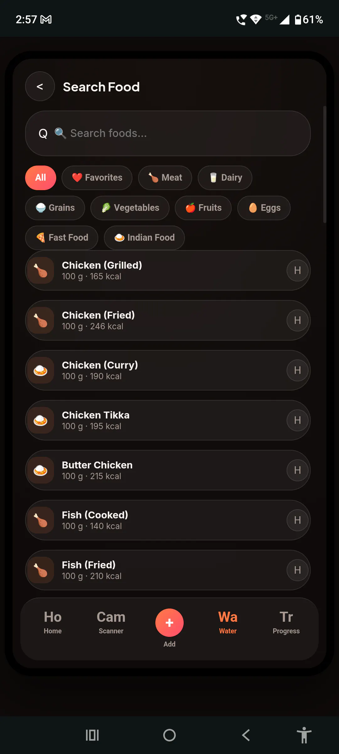 Ai calories tracking  gallery image