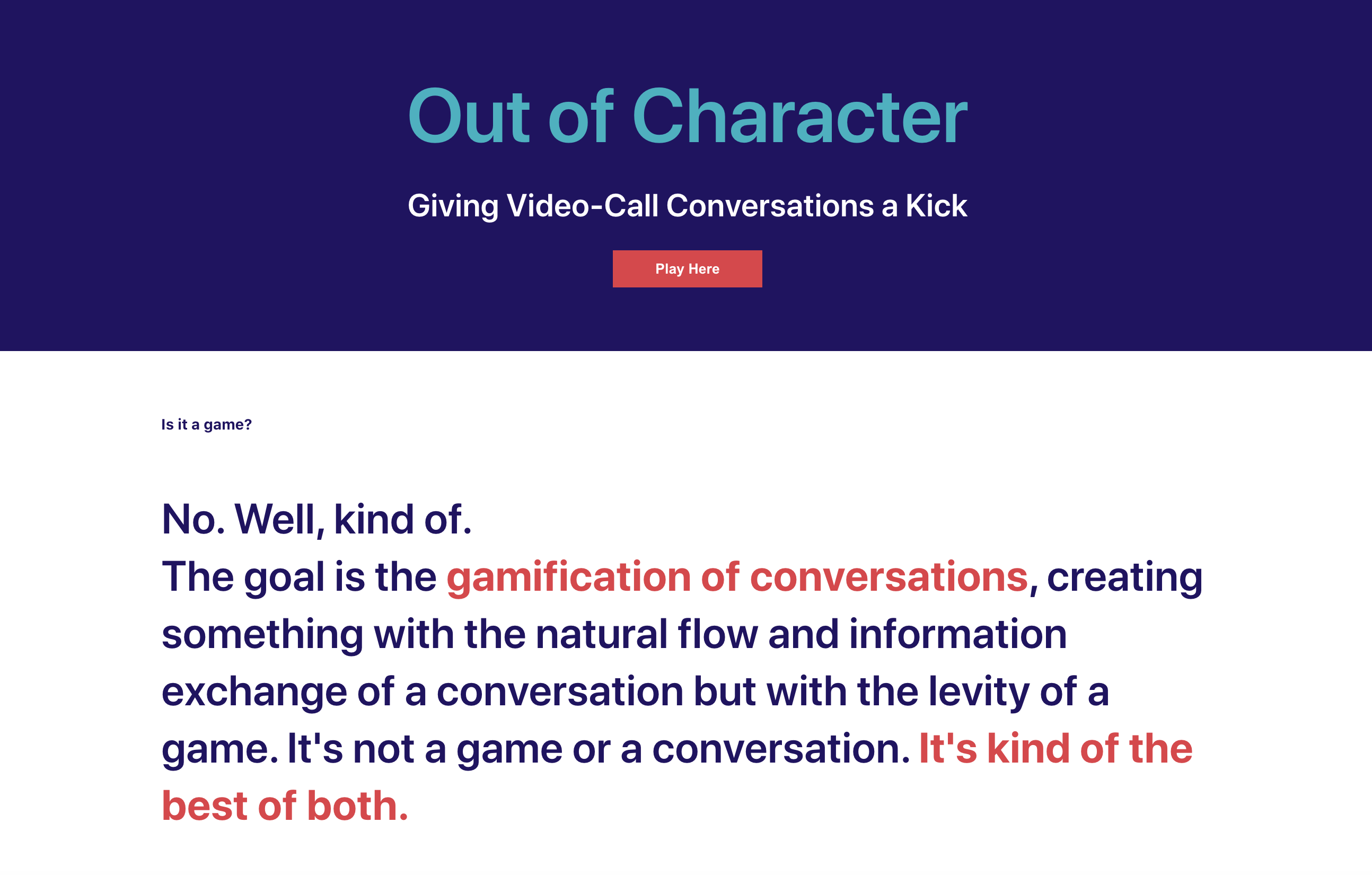 Out of Character gallery image