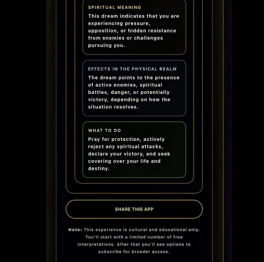 Dream Interpreter gallery image