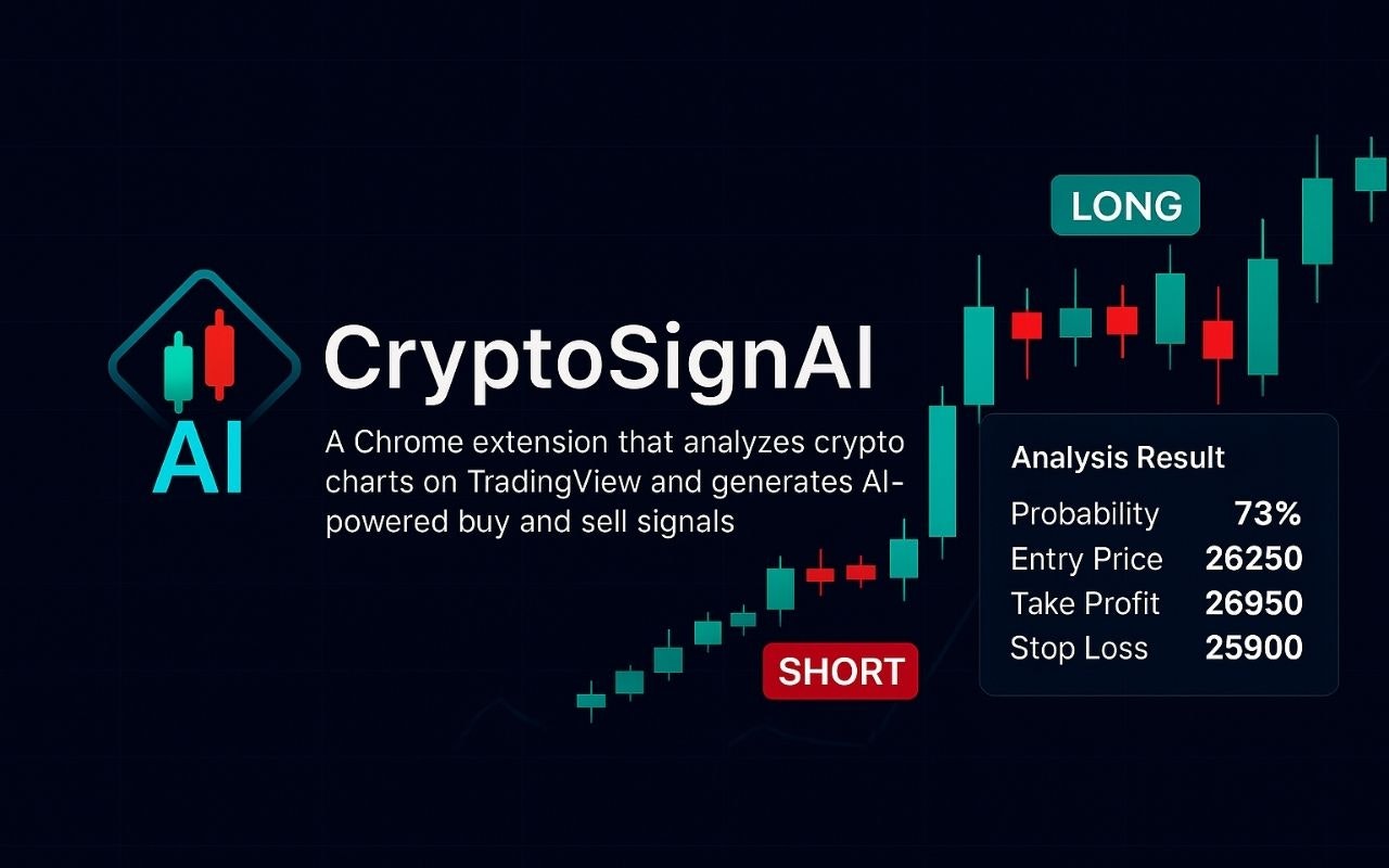 CryptoSignAI - TradingView Analysis gallery image