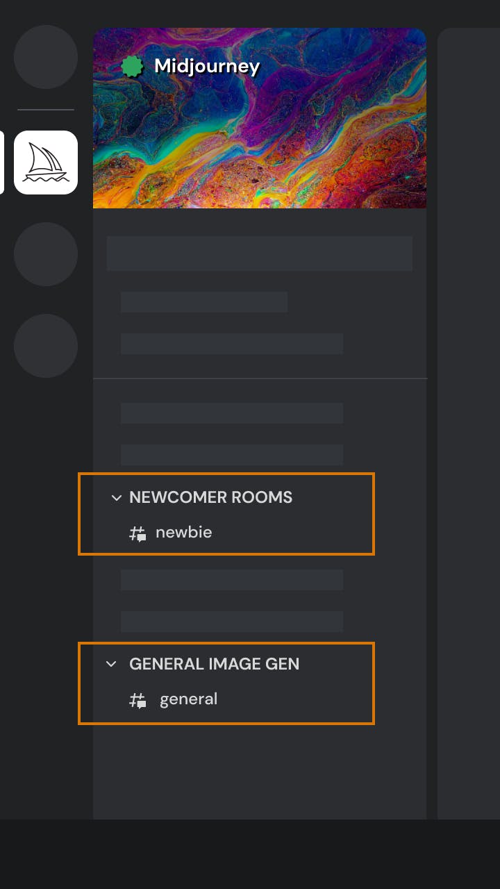 Midjourney channels