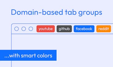 前後の比較：雑多なブラウザータブの画像が先に表示され、次にMarble拡張機能を使用して整理されたグループ化されたタブが表示されます。