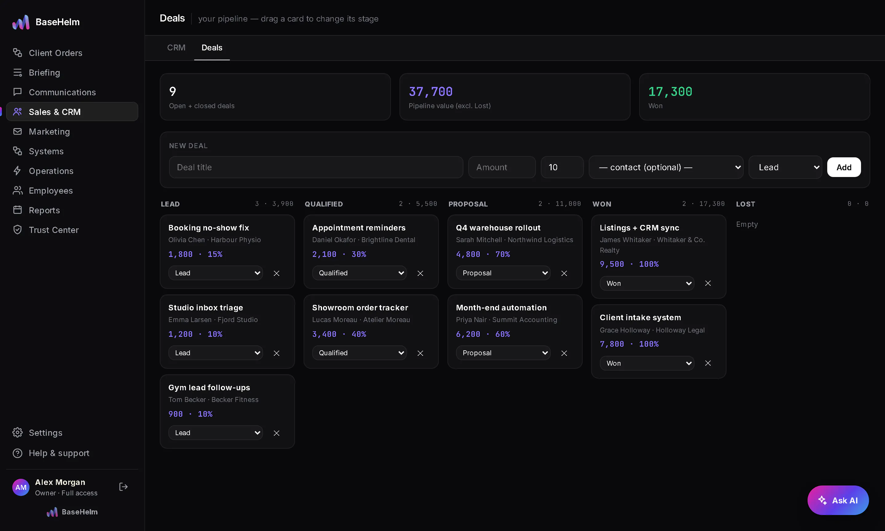 BaseHelm — Overview gallery image