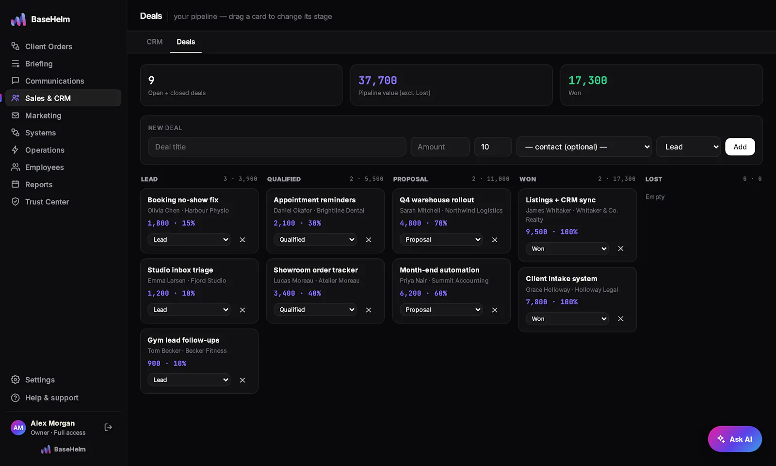 BaseHelm — Overview screenshot 4