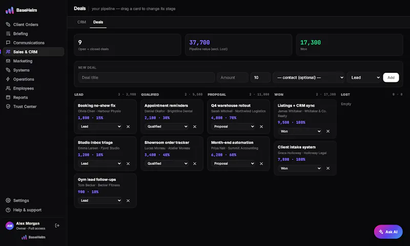 BaseHelm — Overview screenshot 4
