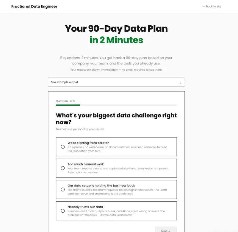 90-Day Data Plan screenshot 1