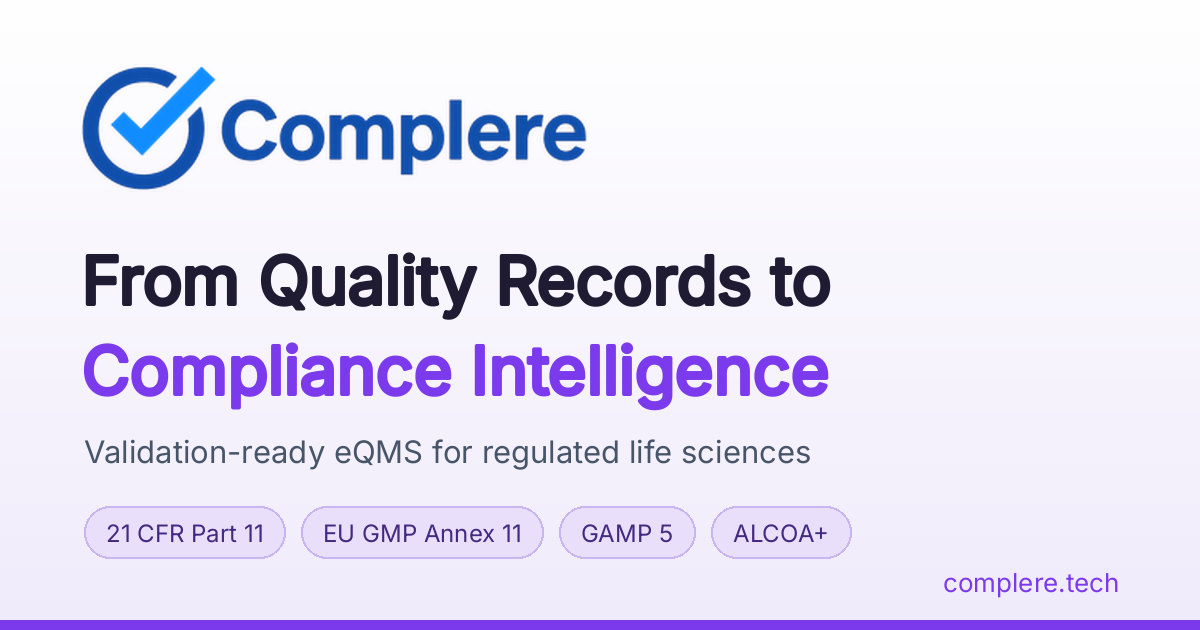 Complere eQMS gallery image