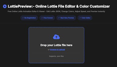 Lottie Preview & Editor gallery image
