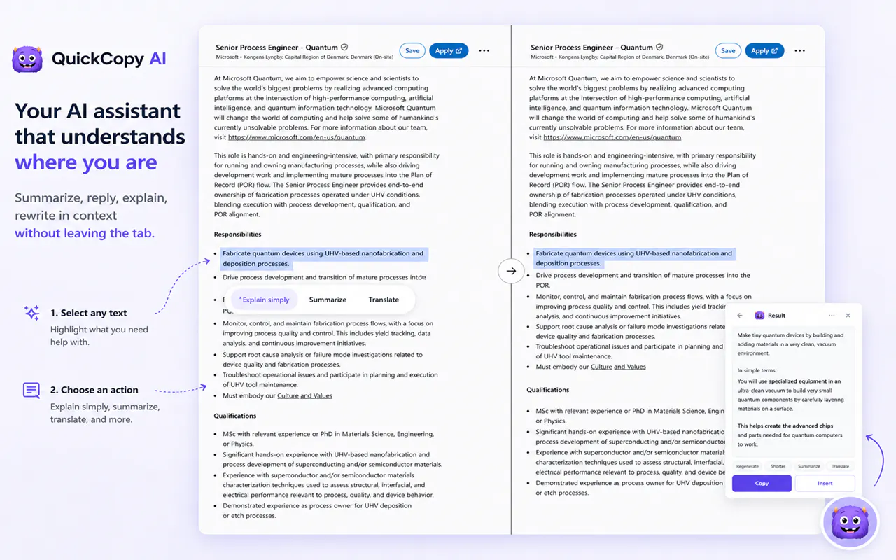 QuickCopy AI gallery image