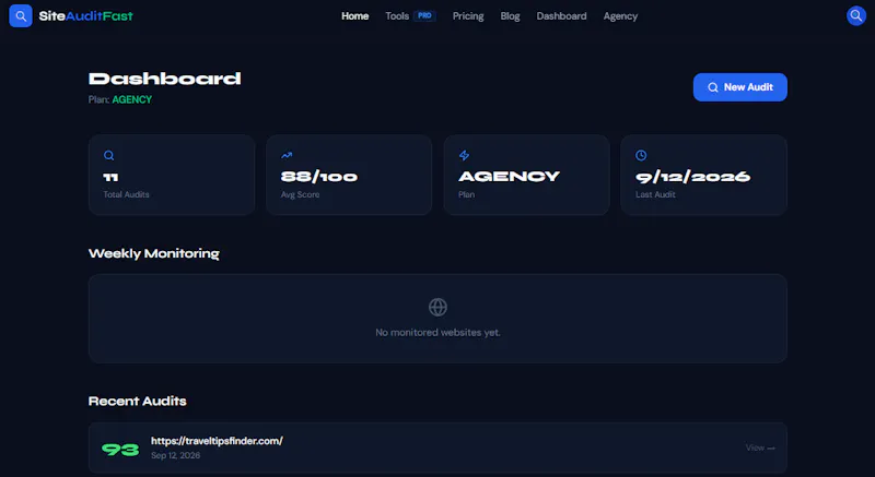 SiteAuditFast screenshot 4